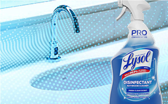 Professional Lysol Disinfectant Bathroom Cleaner